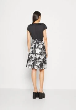 Anna Field Jerseykleid - Black/grey/white -Anna Field 0fa9db8c642e42578482b4aea3526a00