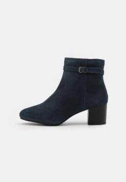 Anna Field LEATHER - Stiefelette - Dark Blue -Anna Field 241484cf9c7f42f3bd098b201f9ee93a