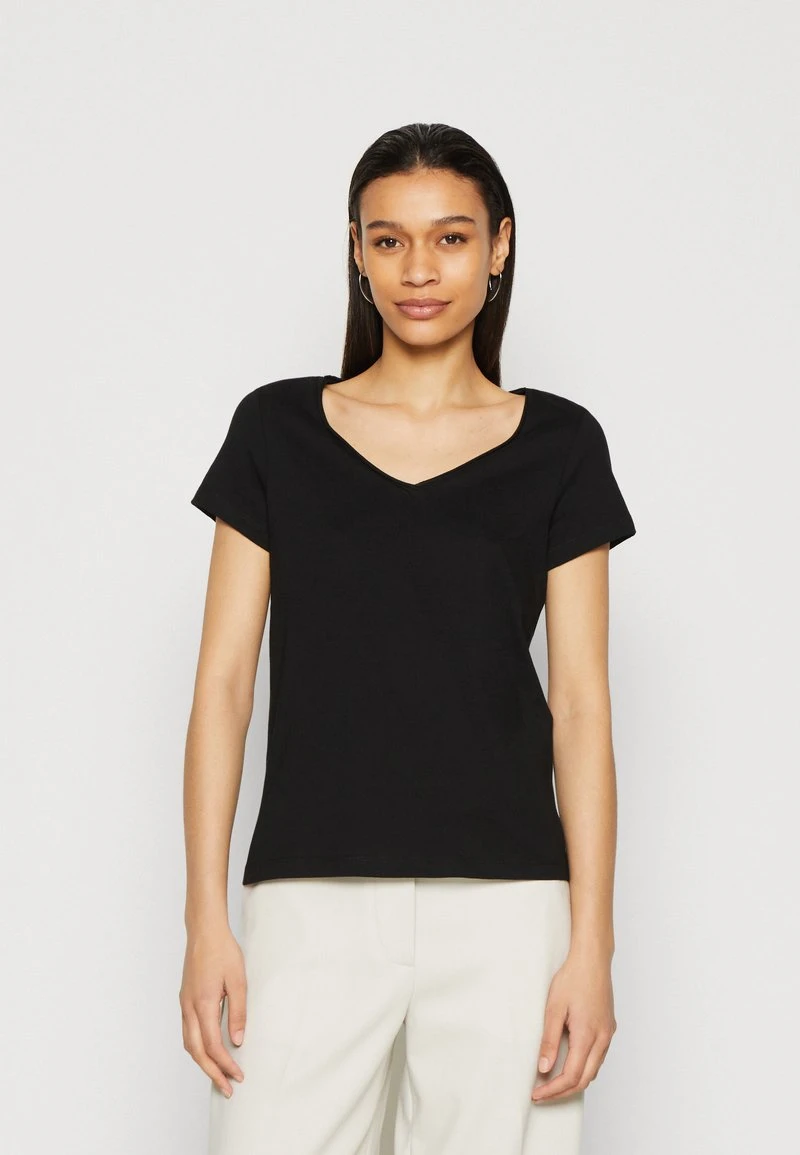 Anna Field 3 PACK - T-Shirt Basic - Black/white/mottled Light Grey 4 Anna Field 3 PACK - T-Shirt Basic - Black/white/mottled Light Grey – Bild 2