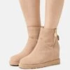 Anna Field LEATHER WINTER BOOT - Ankle Boot - Beige -Anna Field 403d8e79ec92427f9976296d272e98b2