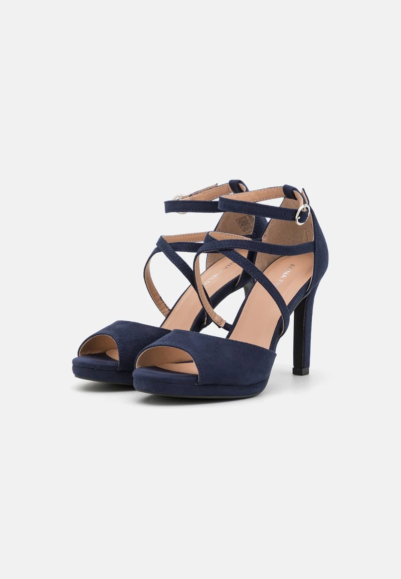 Anna Field Plateausandalette - Dark Blue 5 Anna Field Plateausandalette - Dark Blue – Bild 3