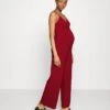 STRAPPY DRAPPY CINTERED - Jumpsuit - Dark Red 2 STRAPPY DRAPPY CINTERED - Jumpsuit - Dark Red -Anna Field 6bcd44d2bb234200894a709280f2e86b