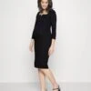 NOTCH NECKLINE MIDI DRESS - Jerseykleid - Black 2 NOTCH NECKLINE MIDI DRESS - Jerseykleid - Black -Anna Field 745887bcaafc454abffcdfca4f151e44