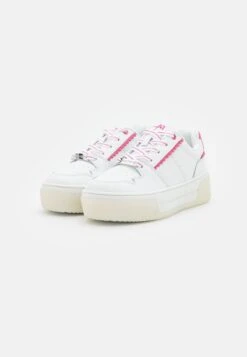 Anna Field LEATHER - Sneaker Low - White/pink -Anna Field 8a3972e847e64a90b0e467c2c052fd5d