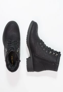 Anna Field WINTER BOOT - Schnürstiefelette - Black -Anna Field 8b6d960fcd704d99b897b271af4e57e6