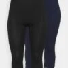 2 PACK - Leggings - Hosen - Black/dark Blue -Anna Field a3ae61bd7b83442d91af6ba5e310d344