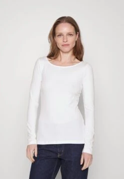 Anna Field 2 PACK - Langarmshirt - White/green -Anna Field c1921cb821434906a8deea7b799d682f