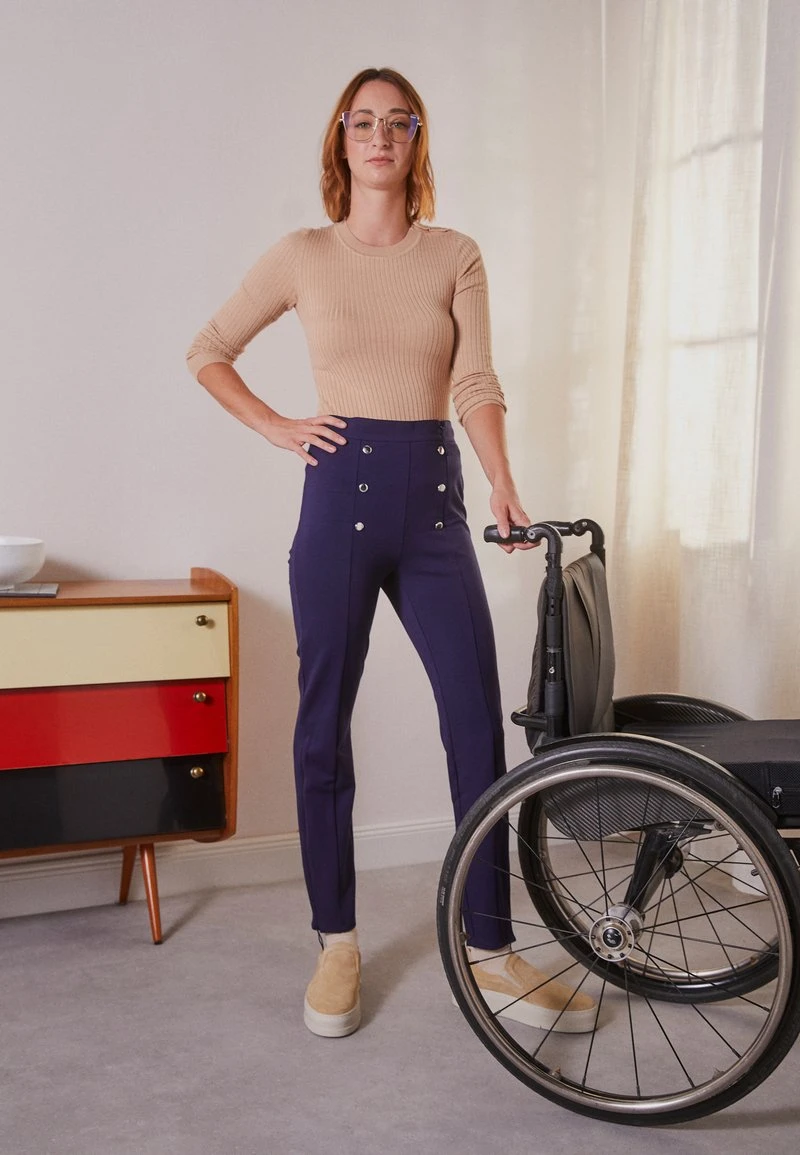 Anna Field Stoffhose - Dark Blue 5 Anna Field Stoffhose - Dark Blue – Bild 3