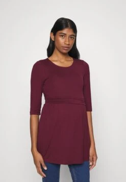 FLARE TOP - Langarmshirt - Dark Red