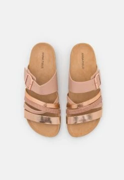Anna Field Pantolette Flach - Rose Gold-coloured -Anna Field c8fbd95d550c4e11b0b659835a0e583c