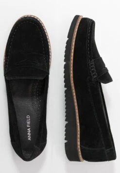 Anna Field COMFORT LEATHER - Slipper - Black 11 Anna Field COMFORT LEATHER - Slipper - Black -Anna Field cfa07cd963784bf69b43bc908cbd5eb6