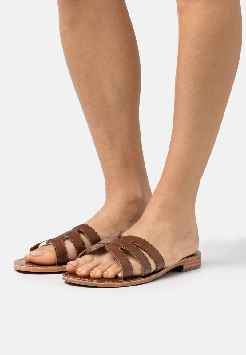 Anna Field LEATHER - Pantolette Flach - Brown 3 Anna Field LEATHER - Pantolette Flach - Brown