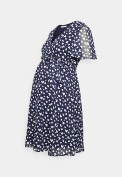 Freizeitkleid - Dark Blue/white -Anna Field e4531adb63194f1c90cc6d05d607204d