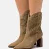 Anna Field LEATHER - Cowboy-/Bikerstiefelette - Khaki 2 Anna Field LEATHER - Cowboy-/Bikerstiefelette - Khaki -Anna Field fd1e3dab32264f76bbbf65e0fba105fd
